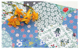 Scale Shaped Flower Patchwork Fabric Digital Textile Printing printed in Korea by the Half Yard
