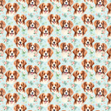 Custom made Fabric Cute Dog Puppy Design Theme E-DTP made in Korea by the Yard