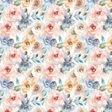 Custom made Fabric Flower Field Design Theme E-DTP made in Korea by the Yard