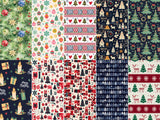 Custom made Fabric Christmas Theme E-DTP made in Korea by the Yard