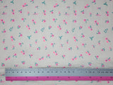 Petite Flower Branch Patterned Double Gauze Fabric made in Korea by the Yard 36" x 59" or 90 x 150cm