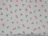 Petite Flower Branch Patterned Double Gauze Fabric made in Korea by the Yard 36" x 59" or 90 x 150cm