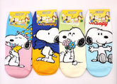 4 Pairs of Snoopy Happiness Socks Sneakers Socks Women's Sock