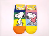 4 Pairs of Snoopy Rainbow Socks Sneakers Socks Women's Sock