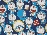 I am Doraemon Gadget Cotton Poly Twill Licensed Fabric printed in Japan by the Half Yard