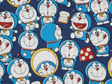 I am Doraemon Gadget Cotton Poly Twill Licensed Fabric printed in Japan by the Half Yard
