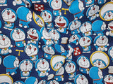 I am Doraemon Gadget Cotton Poly Twill Licensed Fabric printed in Japan by the Half Yard