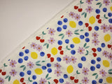 Fruity Sweet Canvas Patterned Fabric printed in Korea by the Half Yard