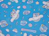 Sanrio Dandy Cinnamorll Streetwear Oxford Licensed Fabric printed in Japan by the Half Yard