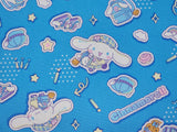 Sanrio Dandy Cinnamorll Streetwear Oxford Licensed Fabric printed in Japan by the Half Yard