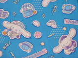 Sanrio Dandy Cinnamorll Streetwear Oxford Licensed Fabric printed in Japan by the Half Yard