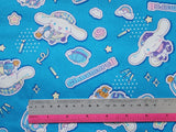 Sanrio Dandy Cinnamorll Streetwear Oxford Licensed Fabric printed in Japan by the Half Yard