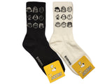 2 Pairs of Snoopy Friends Socks Half-Crew Socks Women's Sock