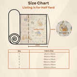 鱗片圖案織物數位紡織印花在韓國由 Half Yard 印刷