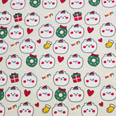 草莓熊兔圖案 40 年代韓國原廠製造面料 36 英寸 x 58 英寸或 90 x 145 厘米