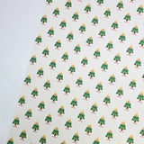 Christmas Dog Puppy Tree Patterned 40s Fabric made in Korea by the Yard 36" x 58" or 90 x 145cm