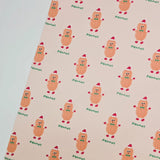 草莓熊兔圖案 40 年代韓國原廠製造面料 36 英寸 x 58 英寸或 90 x 145 厘米