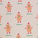 Christmas Peanut Patterned 40s Fabric made in Korea by the Yard 36" x 58" or 90 x 145cm