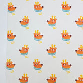 草莓熊兔圖案 40 年代韓國原廠製造面料 36 英寸 x 58 英寸或 90 x 145 厘米