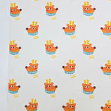 草莓熊兔圖案 40 年代韓國原廠製造面料 36 英寸 x 58 英寸或 90 x 145 厘米