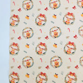 草莓熊兔圖案 40 年代韓國原廠製造面料 36 英寸 x 58 英寸或 90 x 145 厘米