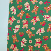 草莓熊兔圖案 40 年代韓國原廠製造面料 36 英寸 x 58 英寸或 90 x 145 厘米