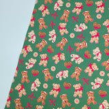 草莓熊兔圖案 40 年代韓國原廠製造面料 36 英寸 x 58 英寸或 90 x 145 厘米