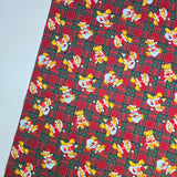 草莓熊兔圖案 40 年代韓國原廠製造面料 36 英寸 x 58 英寸或 90 x 145 厘米