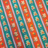 草莓熊兔圖案 40 年代韓國原廠製造面料 36 英寸 x 58 英寸或 90 x 145 厘米