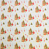 草莓熊兔圖案 40 年代韓國原廠製造面料 36 英寸 x 58 英寸或 90 x 145 厘米