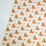 草莓熊兔圖案 40 年代韓國原廠製造面料 36 英寸 x 58 英寸或 90 x 145 厘米