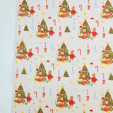 草莓熊兔圖案 40 年代韓國原廠製造面料 36 英寸 x 58 英寸或 90 x 145 厘米