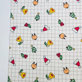 草莓熊兔圖案 40 年代韓國原廠製造面料 36 英寸 x 58 英寸或 90 x 145 厘米