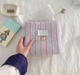 Stripe Patterned Triple Gauze Fabric made in Korea by the Yard 36" x 57" or 90 x 145cm