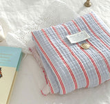 Stripe Patterned Triple Gauze Fabric made in Korea by the Yard 36" x 57" or 90 x 145cm