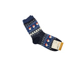 2 Pairs of Christmas Twinkle Patterned Socks Half-Crew Socks Women's Sock