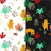 落下的橡皮鴨圖案布料韓國製造半碼