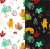 落下的橡皮鴨圖案布料韓國製造半碼