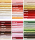 Organic Pure Cotton 100 Colors Solid Fabric in Korea 36" X 43" or 90cm X 110cm by the yard