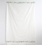 Border Designed Green Tea Leaf Patterned Fabric made in Korea by the Half Yard