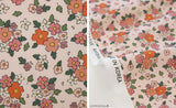 Angela Flower Wildflower Floral Patterned Fabric made in Korea by the Half Yard