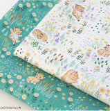 Cute Baby Cat Kitten Patterned Fabric made in Korea by the Half Yard