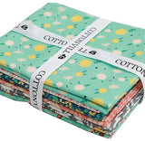 Korean Flower Festival Patterned Cotton Fabric made in Korea by the FQ 6pcs Bundle