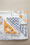 Korean Scandinavia Forest Patterned Cotton Linen Fabric made in Korea by the FQ 6pcs Bundle 45cm x 70cm