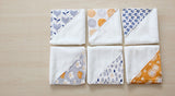 Korean Scandinavia Forest Patterned Cotton Linen Fabric made in Korea by the FQ 6pcs Bundle 45cm x 70cm