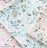 おもちゃのミニスウィーティーテディバニーダック柄生地、韓国製、半ヤード単位