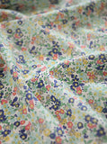 Lucretia Pastel Flowers Floral Patterned Lawn Fabric made in Korea by the Half Yard