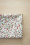 Bella Blue Flowers Floral Patterned Lawn Fabric made in Korea by the Half Yard