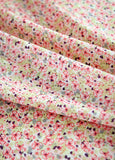 Petunia Tasha Flowers Floral Patterned Lawn Fabric made in Korea by the Half Yard