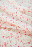 Fiona Flower Pink Floral Patterned Lawn Fabric made in Korea by the Half Yard